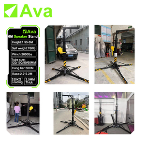 Support de lumière pliable mobile <span class=keywords><strong>Ava</strong></span> 6M <span class=keywords><strong>Max</strong></span>, support de truss à manivelle, tour de levage - Product Image 3