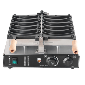 Machine à gaufres professionnelle en forme de banane, <span class=keywords><strong>2000W</strong></span>, électrique, revêtement antiadhésif, chauffage double face, chauffage uniforme, usage commercial - Product Image 1
