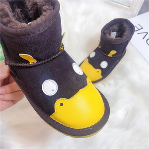 Nuovi Stivali <span class=keywords><strong>da</strong></span> <span class=keywords><strong>Neve</strong></span> Invernali Termici Antiscivolo Comodi e Carini con Animali Cartoon per Bambini e Bambine, Tomaia in Pelle Bovina, Stivaletti Unisex - Product Image 3