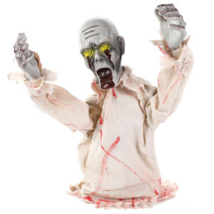 Jouet fantôme demi-bête réaliste en plastique à piles pour scène <span class=keywords><strong>de</strong></span> maison hantée, avec effets sonores amusants et rugissants, idéal pour Halloween - Product Image 4