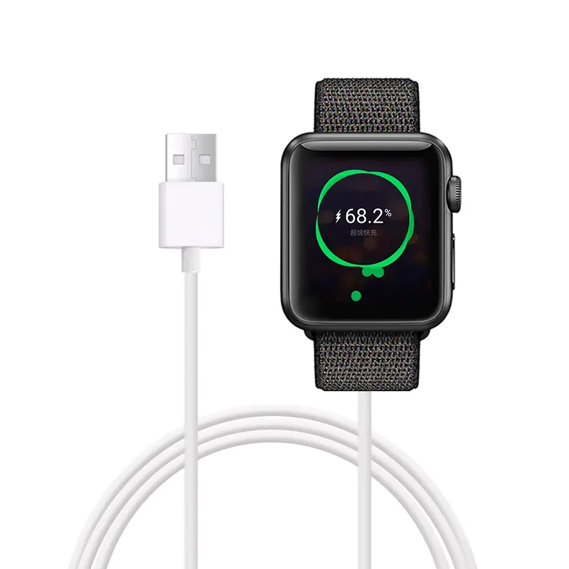 magnetisches ladegerät uhr schnelles aufladen smartwatch ladegerät tragbares drahtloses ladegerät für ap watch serie
