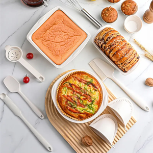 Hoge Kwaliteit 22-delige Draagbare Siliconen Bakvormen Set Bevat Cake Mal Muffin Cup Toast Vorm <span class=keywords><strong>Donut</strong></span> Pan Cupcake Mal - Product Image 5