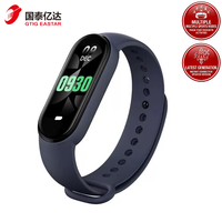 Gelang Pintar M8 Terlaris 2026, Pelacak Kebugaran Kesehatan untuk Panggilan, Olahraga, Pedometer, Monitor Detak Jantung, Tali Silikon TFT