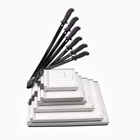 Guillotina Manual para Papel WENXUAN A4, Cortadora de Papel con Construcción de Hierro/Acero/Metal, Recortadora de Papel Fotográfico Modelo 829-A4+