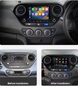 Soporte de Tablero con Pantalla de 7 Pulgadas y Android Auto DSP para <span class=keywords><strong>Grand</strong></span> <span class=keywords><strong>I10</strong></span> 2011-2016, Navegación GPS, Estéreo, <span class=keywords><strong>CarPlay</strong></span> para WiFi - Product Image 2