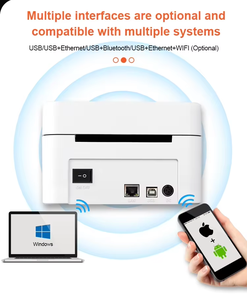Impresora de Etiquetas Térmicas de 100 mm, 9250, Compatible con USB y Bluetooth, Integración Flexible con Sistemas POS, Pago, Facturación, Tickets, Negocios - Product Image 2