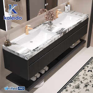 <span class=keywords><strong>Muebles</strong></span> de <span class=keywords><strong>Baño</strong></span> Modernos y Elegantes de <span class=keywords><strong>Diseño</strong></span> Reciente OEM Kaleido 2026 - Lavabo de Pared de Lujo con Tocador - Product Image 4