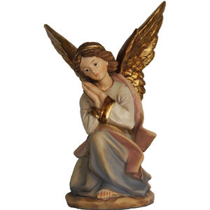 Figura de Ángel de la Natividad ZICOM, Escultura de Poliresina Navideña de 30 cm, Adorno Pintado a Mano, Alemania (9069-K187-9) - Product Image 1