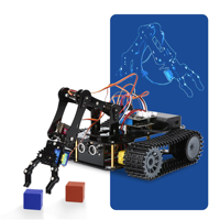 Évitement d'obstacles Suivi IR APP Contrôle STEM Apprentissage Bras Robotique Réservoir Châssis Smart Kit pour Arduino