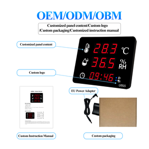 Termohigrómetro Digital con Bluetooth, Calibración Automática de Hora, Alarma de Brillo Ajustable, Herramienta de Monitoreo de Temperatura y Humedad para el Hogar, OEM - Product Image 2
