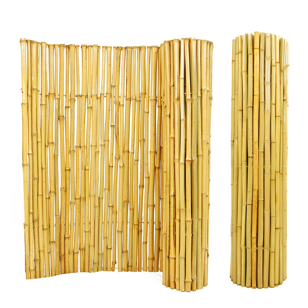 Naturgarten Bambus stock für Zaun gerollt Bambus Holz Reed Zaun Panels zum Verkauf Bambus Zaun Rollen