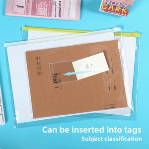 <span class=keywords><strong>Carpeta</strong></span> de Archivos con Cierre Transparente de PVC A4, <span class=keywords><strong>Carpeta</strong></span> de Archivos con Cierre para Almacenamiento de Facturas A5, para Organizar Documentos, Personalizable - Product Image 5