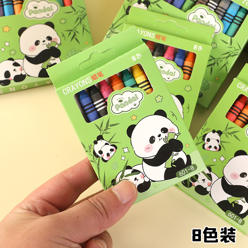 Panda 8 crayon