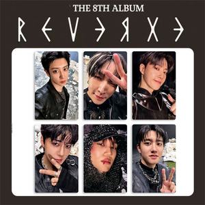 การ์ดภาพถ่าย KPOP ไอดอล อัลบั้มใหม่ REVERXE HD โฟโต้การ์ด แบกฮยอน ชานยอล ซูโฮ ไค ซีฮุน ซิวมิน การ์ด LOMO แบบสองด้าน เคลือบเงา ของขวัญสำหรับแฟนคลับ - Product Image 2