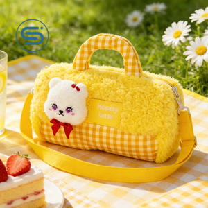 Mochila de Pelúcia com Criaturas Amigáveis como Pandas ou Cães para Brincadeiras Imaginativas e Passeios das Crianças - Product Image 4