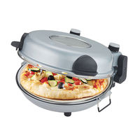 Four de Comptoir Multi-Fonction Électrique à Pizza Meilleure Vente du Fabricant Direct, Pierre Émaillée, Verre Borosilicate