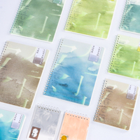 Carnet à spirales A7 personnalisé, écologique et mignon, avec couverture en PP, design de papeterie cadeau