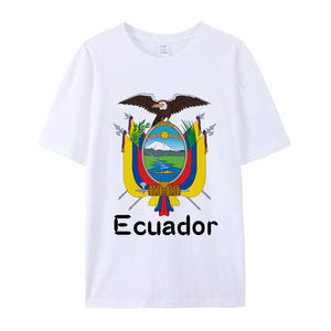 Camiseta Bandera <span class=keywords><strong>Ecuador</strong></span> 100% Algodón Estilo Deportivo Alta Calidad para Hombres y Mujeres Hecho en <span class=keywords><strong>Ecuador</strong></span> - Product Image 1