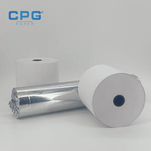 Papel Térmico para Recibos de 3 1/8 Pulgadas y 48 g/m², Libre de Fenol, Personalizado por el Fabricante, Rollo de Papel para Recibos de Terminales de Tarjetas de Crédito, Cajeros Automáticos y Puntos de Venta - Product Image 1