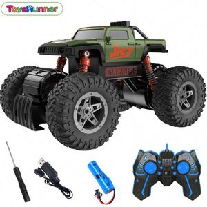 Camioneta Monstruo RC 4x4 con Control Remoto, Auto-Drift, Todoterreno, Vehículo de Escalada, Juguete de Carreras en Miniatura de Metal Fundido a Presión con Efectos de Sonido y Luz - Product Image 4