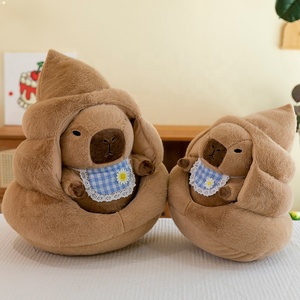 Capybara nueva muñeca Linda Capybara Baba casa almohada caca casa muñeca peluche juguete al por mayor - Product Image 4