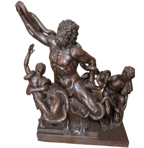 Célèbre marbre grec Laocoon et fils Statue en bronze Figurine artisanale en métal coulé à la main Sculpture complexe par Metal <span class=keywords><strong>Craft</strong></span> - Product Image 1