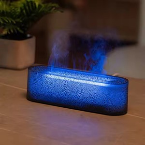 2024 New Lava Full Cracked <strong>Fire</strong> Flame Ultrasonic Cool Mist Air Humidifier 3D Simulated Flame Aroma Diffuser <strong>Machine</strong> - Product Image 3