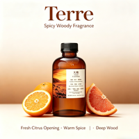 CAOH0654 Huiles parfumées Terre Spicy Woody Scents Crearoma, best-sellers pour l'utilisation avec des nébuliseurs aromatiques