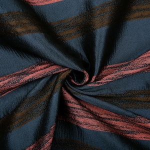 KEER fábrica personalizada al por mayor TDDJ405D3 mujeres y hombres ropa MATERIAL línea de rayas poliéster elástico spandex satén <span class=keywords><strong>brocado</strong></span> tela jacquard - Product Image 4