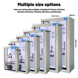 75 inç kapalı AI 3D Hologram ekran interaktif holografik vitrin şeffaf Lcd kutu sanal Meta dijital insan Holobox - Product Image 4