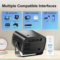 Projecteur portable personnalisé ODM OEM Android 4K pour la lecture de films et vidéos, idéal pour le home cinéma, les salles de classe et l'éducation