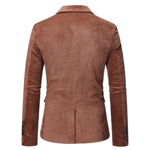 <strong>2025</strong> New <strong>Mens</strong> <strong>Suit</strong> Black Corduroy Jacket 6XL Business Casual Outfits Red Sport <strong>Coat</strong> Brown Blazer - Product Image 4