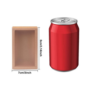 كبير مستطيل براون كرافت صناديق الثقيلة ورقة هدية مربع مع واضحة نوافذ بلاستيكية - Product Image 3