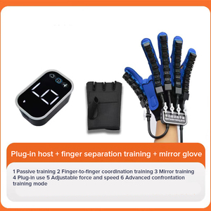 Sarung Tangan Rehabilitasi Robot Hemiplegia Disfungsi Tangan Baru untuk Pasien Stroke, Pelatih Genggaman Tangan Robot dan Pemijat - Product Image 3