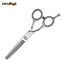 Ciseaux de coiffure professionnels pour animaux de compagnie, haute qualité, pour droitiers, droits, tranchants, polis miroir, en acier inoxydable convexe