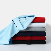 Nouveau Polo Homme Manches Longues Été 2026 Coton 220g ㎡   Vêtements amples personnalisés avec logo en gros