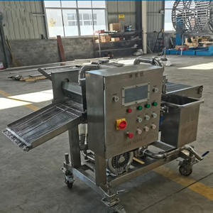 Freidora de patatas fritas de gran capacidad, máquina automática de rebozado y empanado de pollo frito de calidad superior - Product Image 5