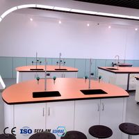 Tables et chaises biologiques de laboratoire universitaire OEM, équipement de laboratoire en acier et en bois, mobilier de bureau