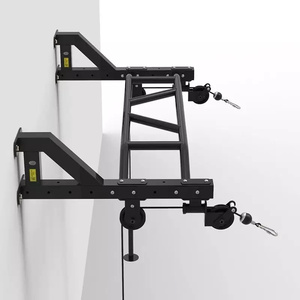 <span class=keywords><strong>Barra</strong></span> de dominadas montada en la pared, equipo de gimnasio en casa, bloque de cable de <span class=keywords><strong>polea</strong></span>, barras paralelas individuales - Product Image 4