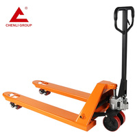 Chenli 2 T 2 tonnes 2.5 tonnes 3 tonnes 3000kg transpalette extra large transpalette hydraulique gerbeur manuel caoutchouc PU nylon