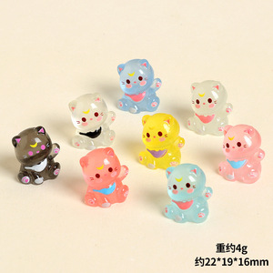 Figura Decorativa de Gato <span class=keywords><strong>Luna</strong></span> Acariciando la <span class=keywords><strong>Luna</strong></span>, Linda y Moderna, para Decoración de Escritorio o Coche, Pequeño Adorno - Product Image 6