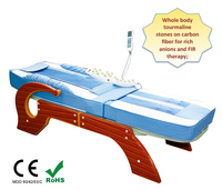 Lit de massage électrique automatique OEM d'usine avec rouleaux de jade, chauffage infrarouge thermique, pour le soin de la colonne vertébrale, style Thaïlandais, Japonais, Coréen