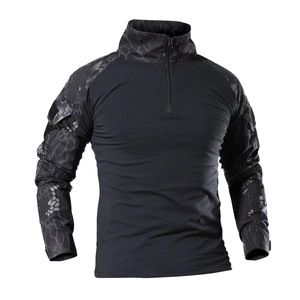 Combinaison de randonnée camouflage pour homme, vêtements tactiques camouflage en coton à séchage rapide à manches longues - Product Image 6