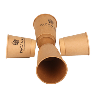 Gobelet en papier pla isolant pour café 7oz 8oz 12oz 16oz personnalisé recyclé à emporter avec couvercle et support - Product Image 2