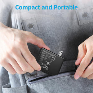 Chargeur mural USB C pliable à 3 ports 65W, chargeur rapide PD GaN pour iPhone 13/13 Mini/13 Pro/13 Pro Max/SE/11/XR/XS, Samsung S22 +/S2 - Product Image 3