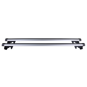 Oferta Especial: Barra Transversal Universal para Techo de Auto, Ajustable de 1.25M a 1.35M, de Aleación de Aluminio, para Portaequipajes, en Plata y Negro - Product Image 2