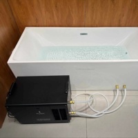 Baignoire de spa isolée moderne SICO, durable, avec contrôle de température supérieur, pour salle de bain