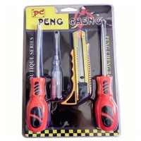 Set Perkakas Tangan PC332, Perkakas Tangan, Perlengkapan Perkakas Tangan, Obeng, Pisau, Pita Perekat, Produk $1, Perkakas dan Alat-Alat $1 Serius