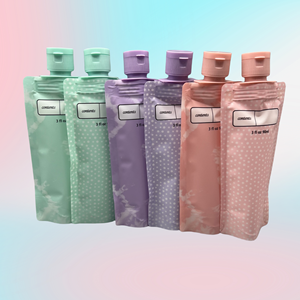 Sachet de voyage en plastique à bec verseur, rechargeable, pour shampoing et cosmétiques, vente en gros - Product Image 4