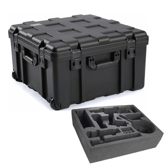 High Quality IP67 Waterproof PP/ABS Plastic Tool Case UAV Hard Plastic Case With Customized Foam Lining